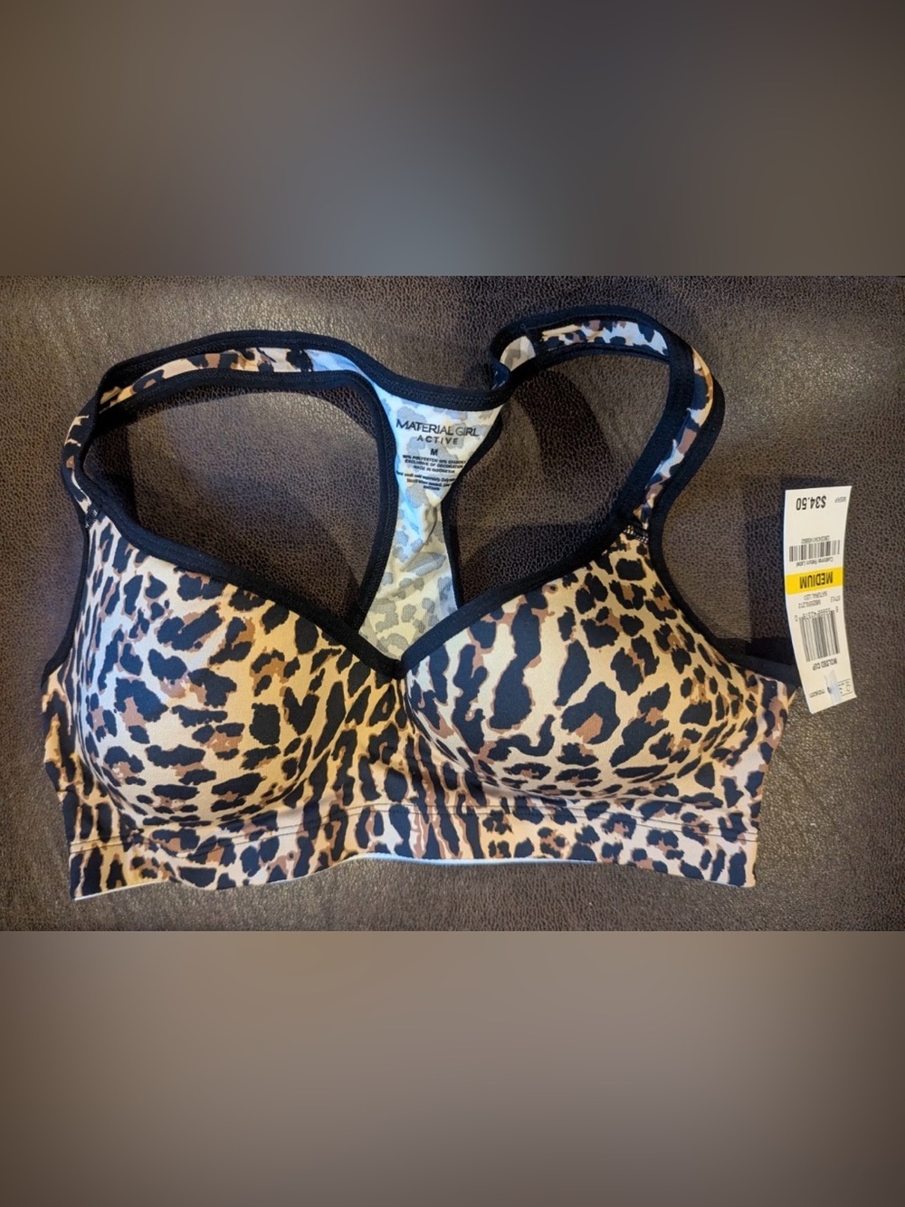NWT Material Girl Sports Bra